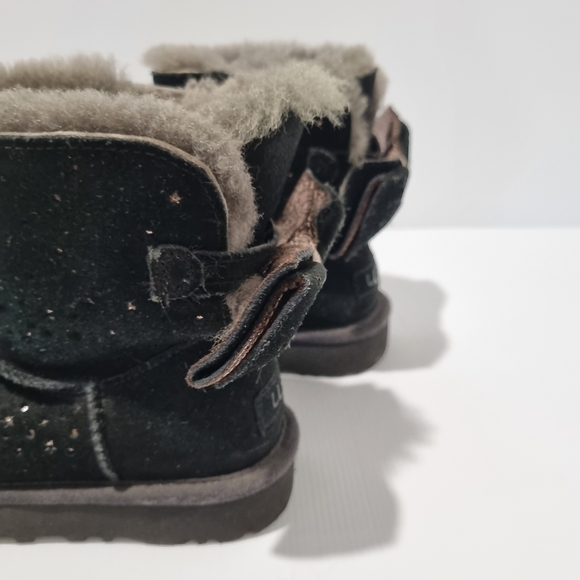 UGG "Stargirl Mini" Black and Gold Slipper Boots Size 36 = AU5 - Picture 5 of 12